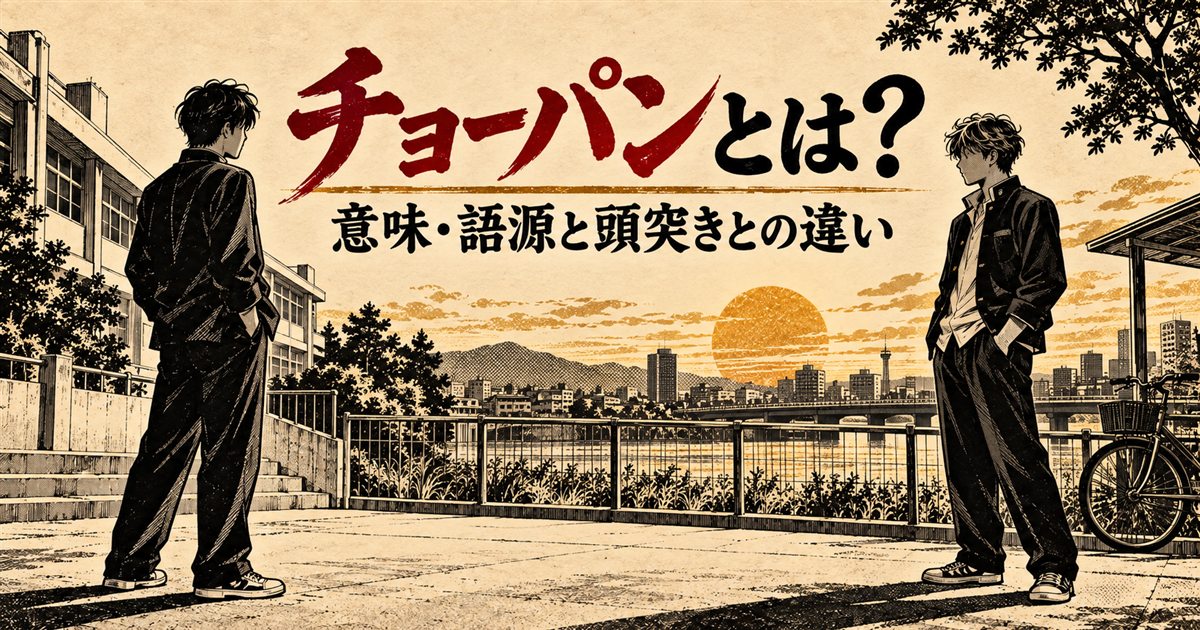 チョーパンとは？意味・語源と頭突きとの違い