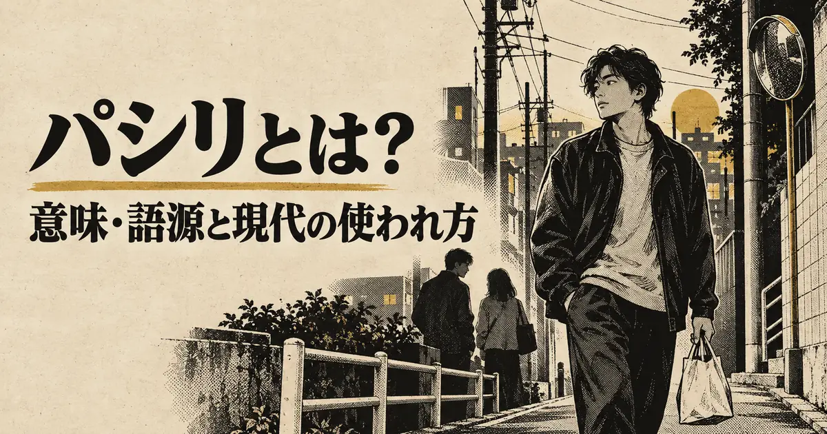 パシリとは？意味・語源と現代の使われ方