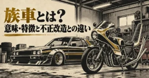 族車とは?意味・特徴と不正改造との違い
